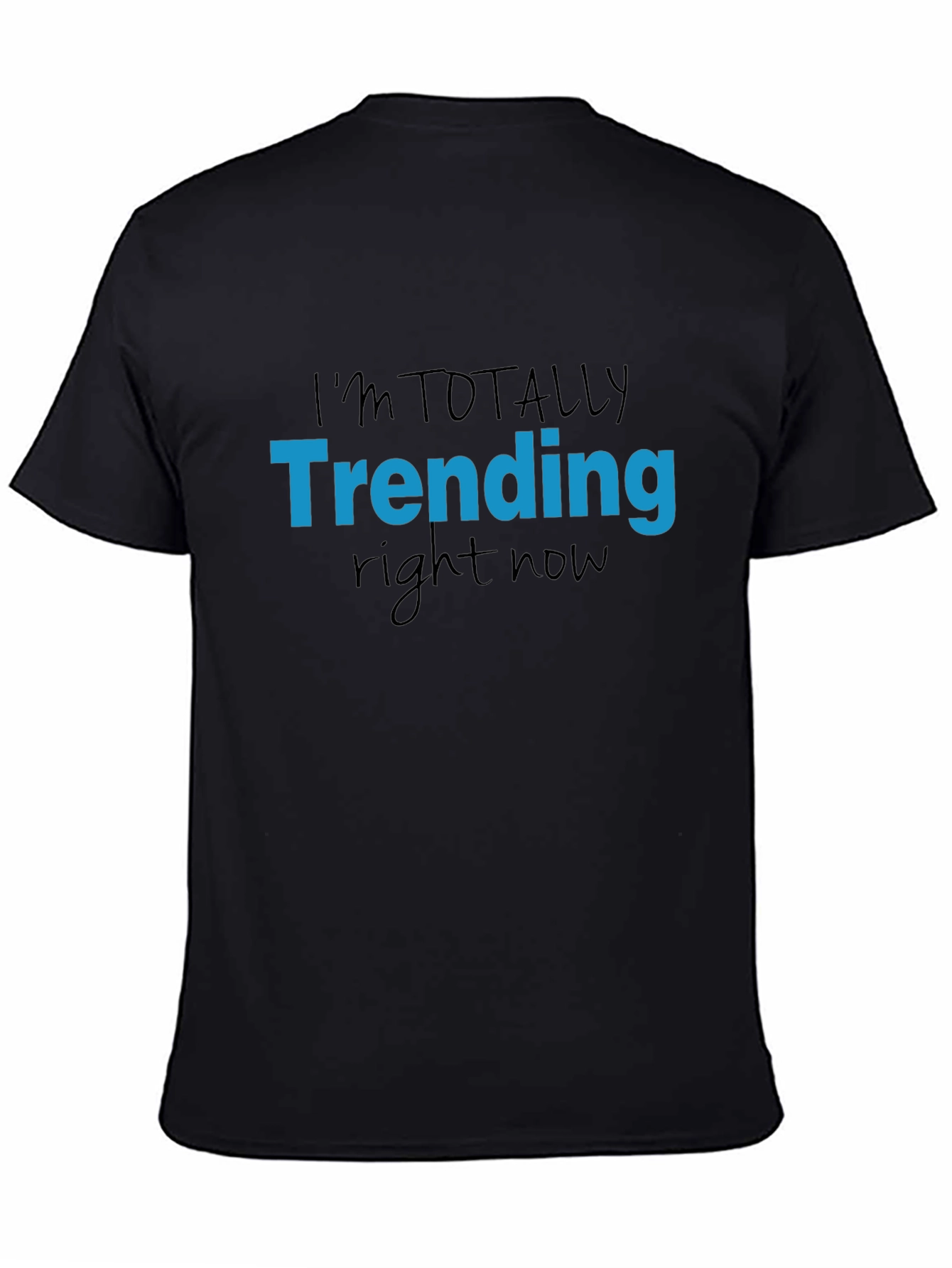 Trending Now Graphic Tee - Black