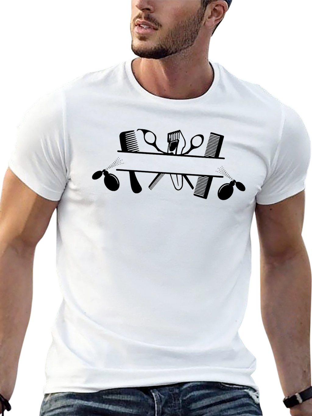 Barber Tools Graphic T-Shirt - Unisex