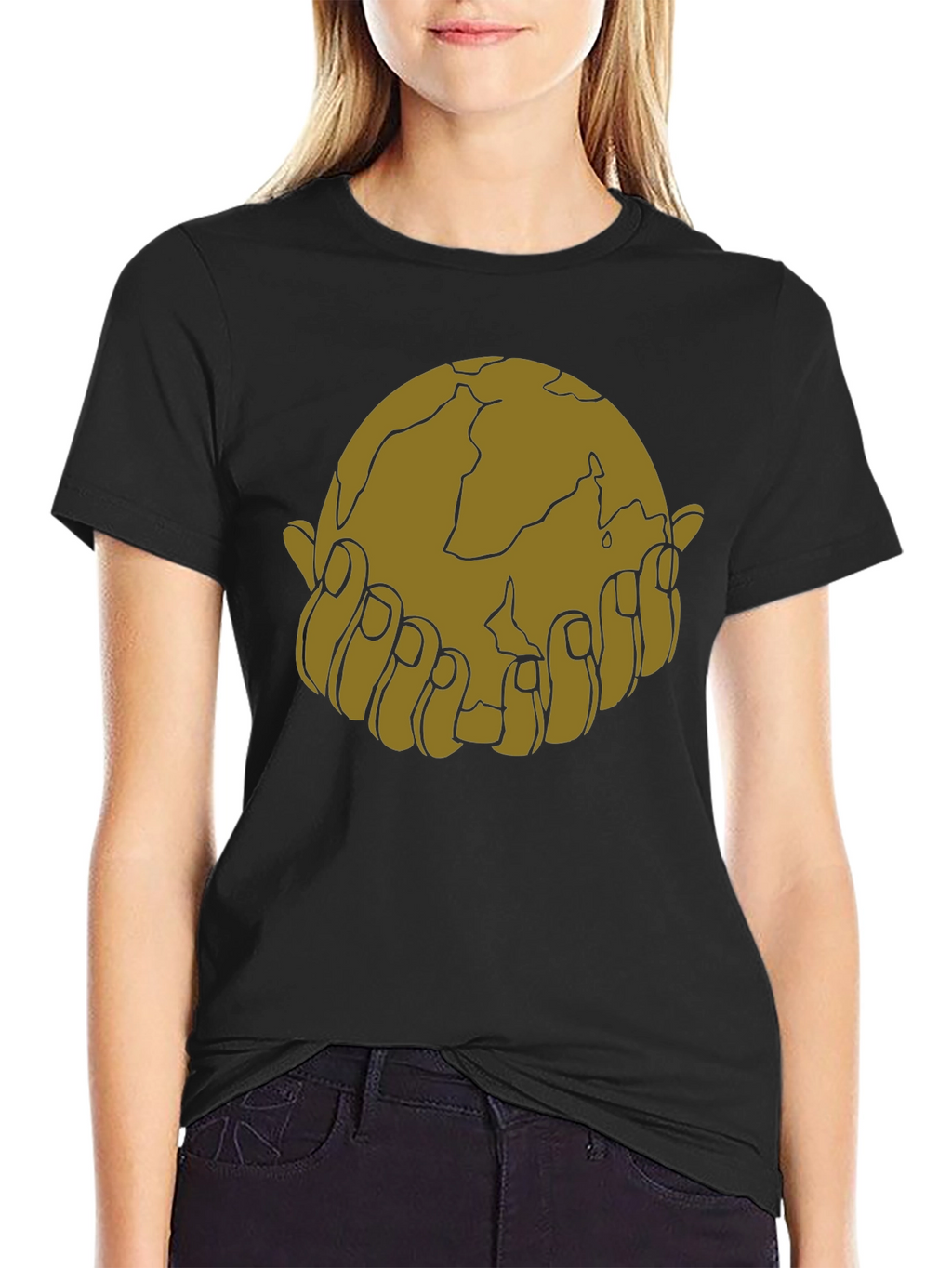 Earth In Hand Graphic Tee