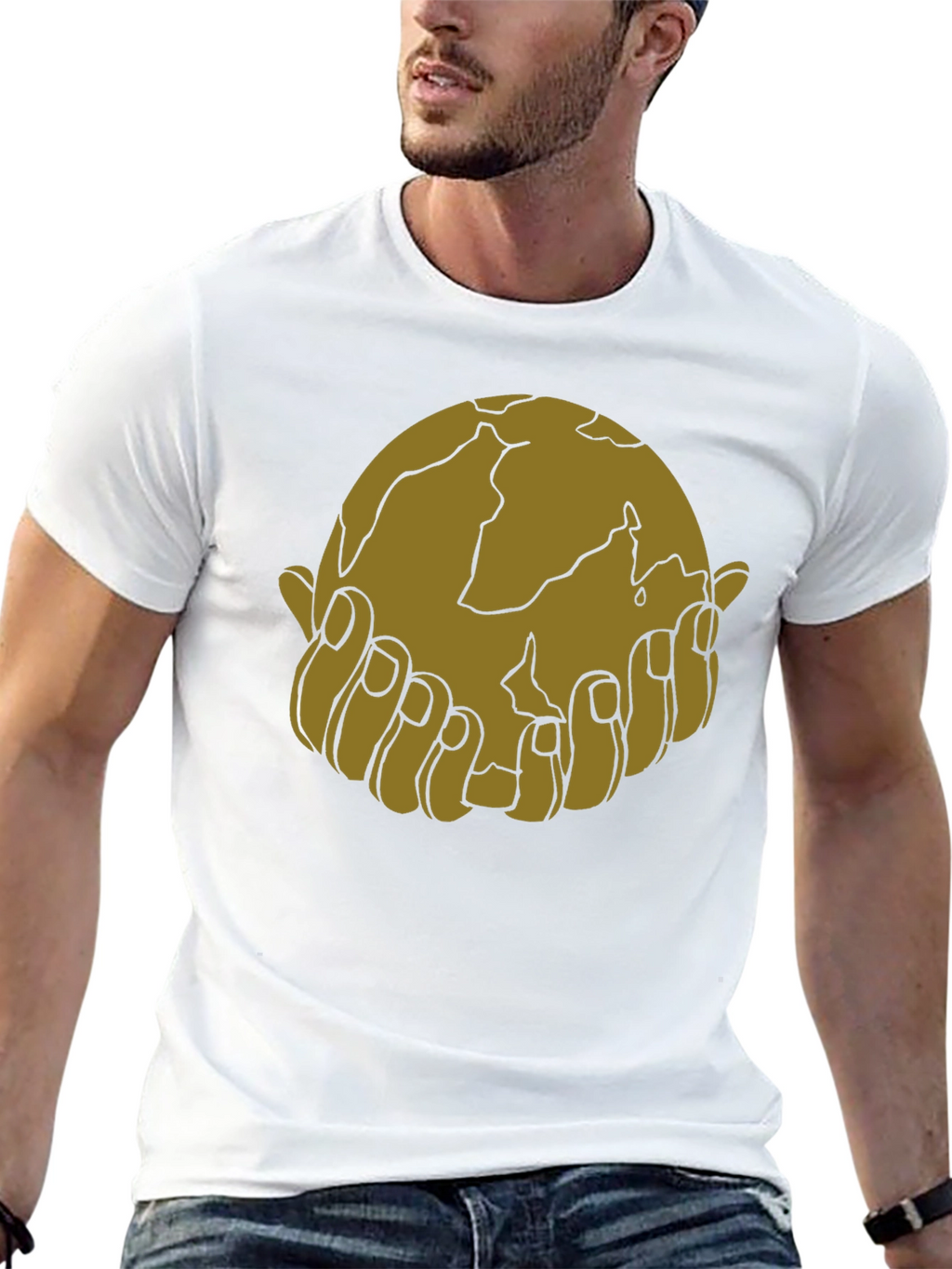 Earth In Hand Graphic Tee