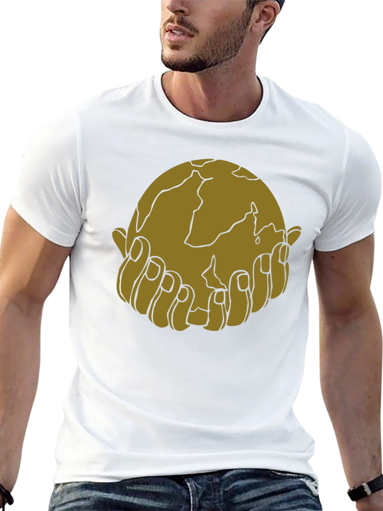 Earth In Hand Graphic Tee