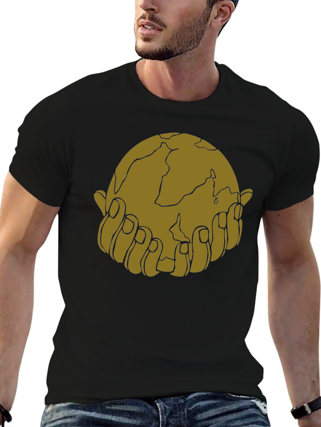 Earth In Hand Graphic Tee