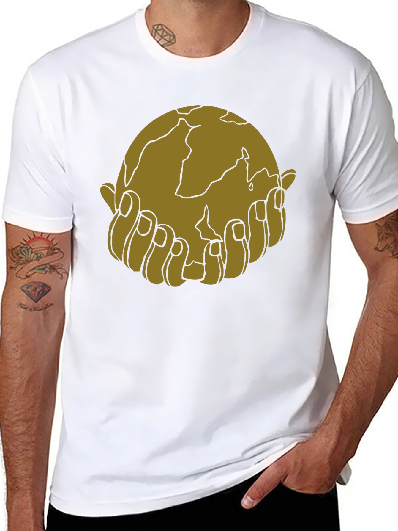 Earth In Hand Graphic Tee