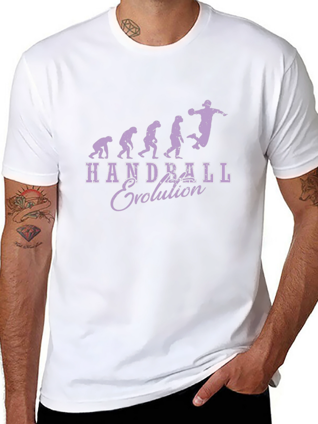 Handball Evolution Graphic T-Shirt