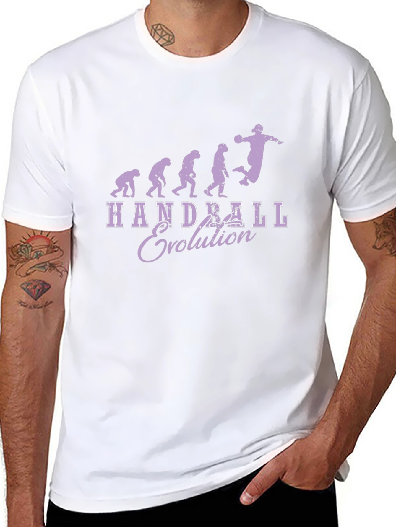Handball Evolution Graphic T-Shirt