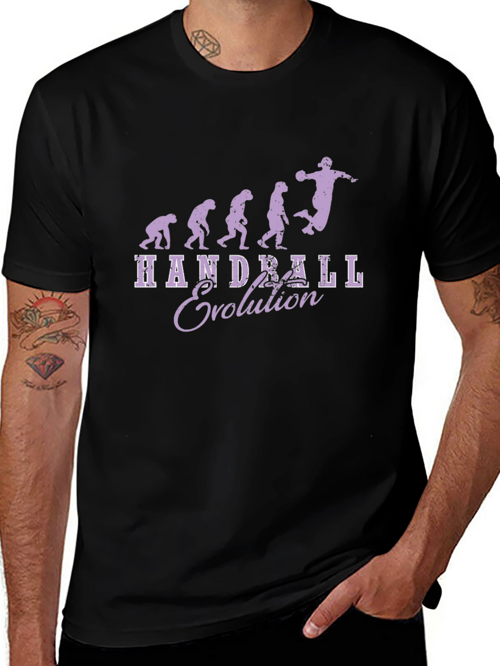 Handball Evolution Graphic T-Shirt