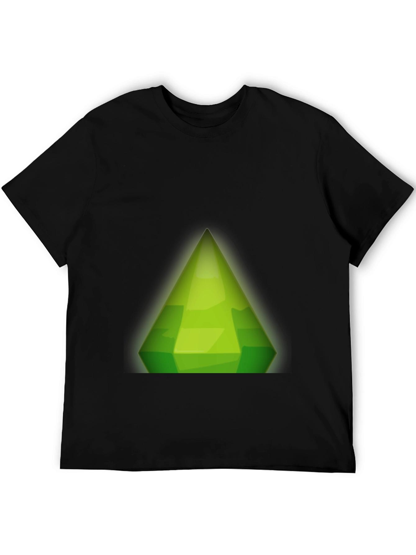 Sims Plumbob Graphic Black T-Shirt