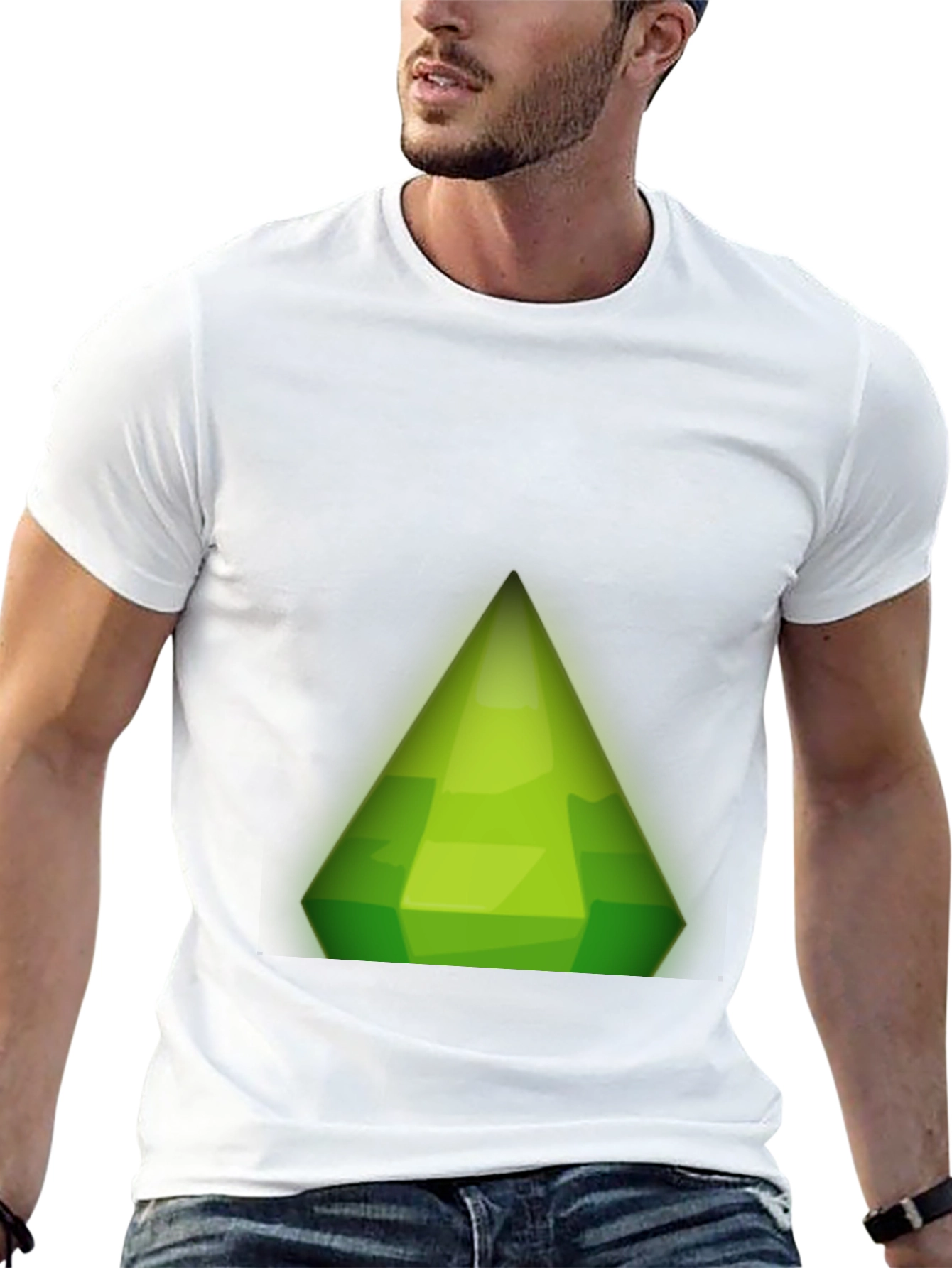 Sims Plumbob Graphic Black T-Shirt
