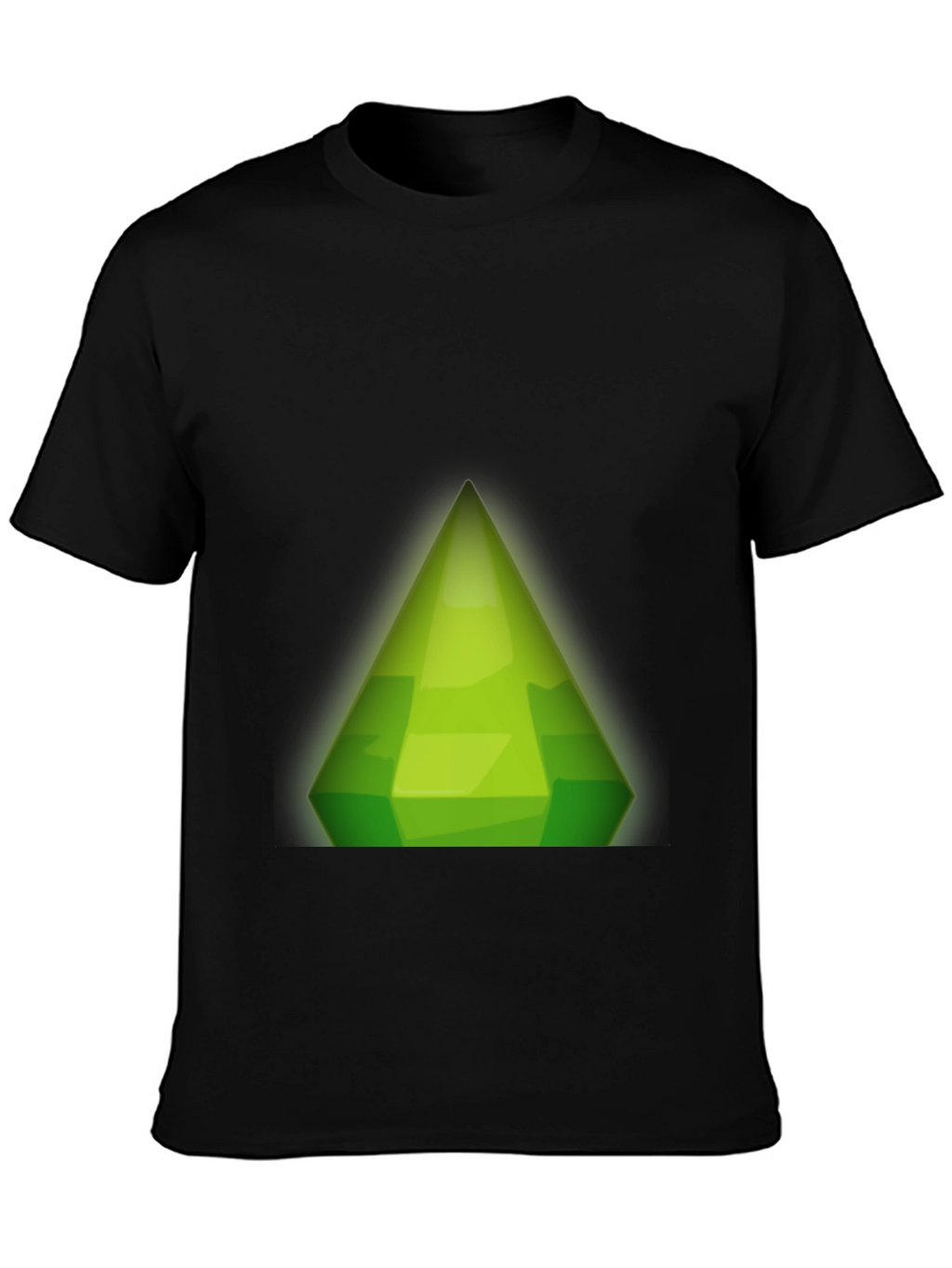 Sims Plumbob Graphic Black T-Shirt