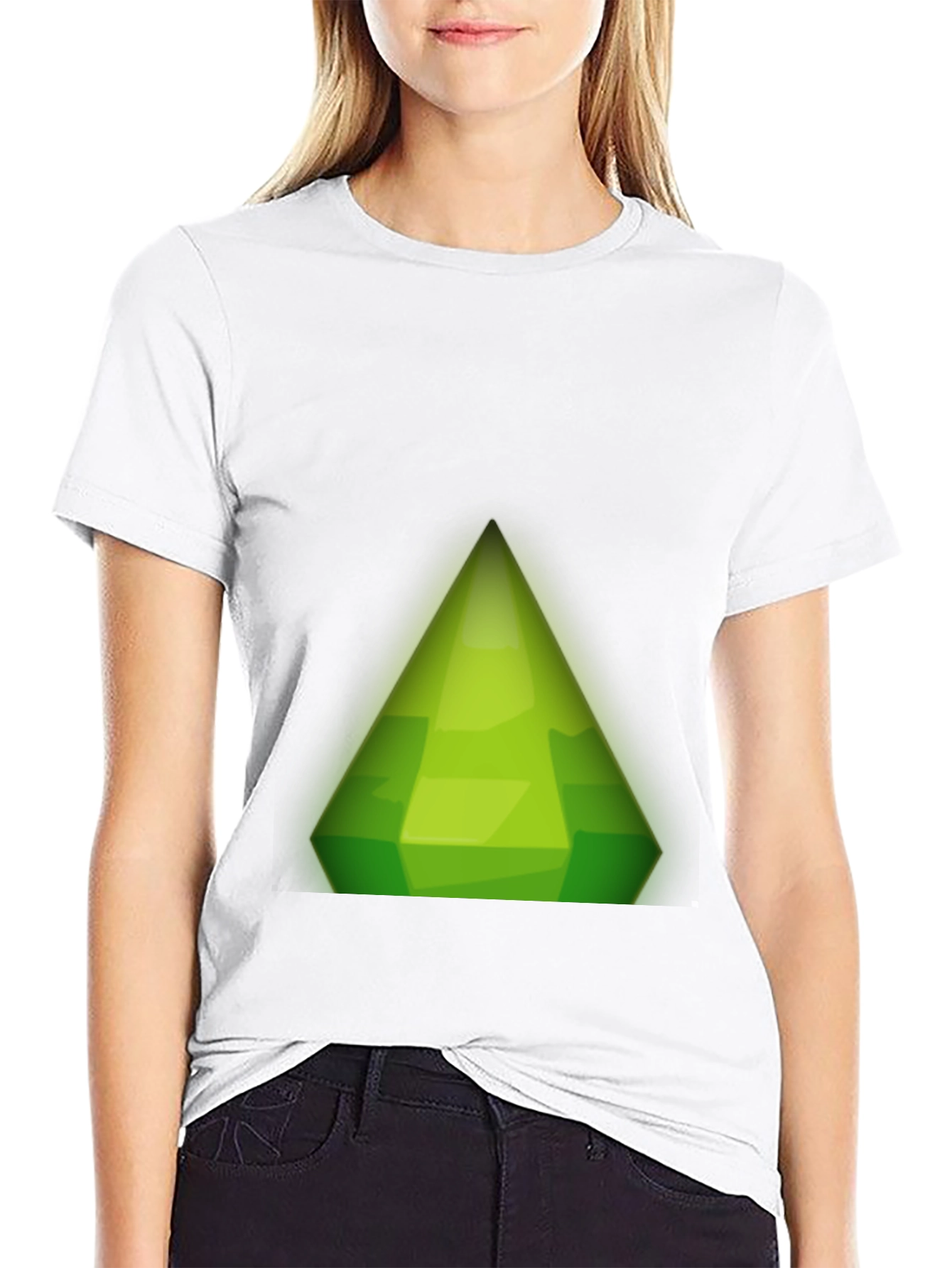 Sims Plumbob Graphic Black T-Shirt
