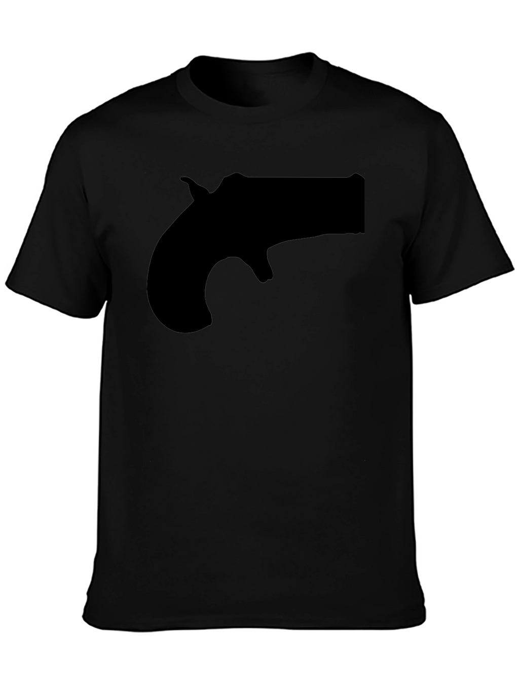 Novelty Derringer Silhouette Graphic T-Shirt