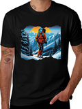 Ski Graphic Tee - Mountain Adventure Shirt