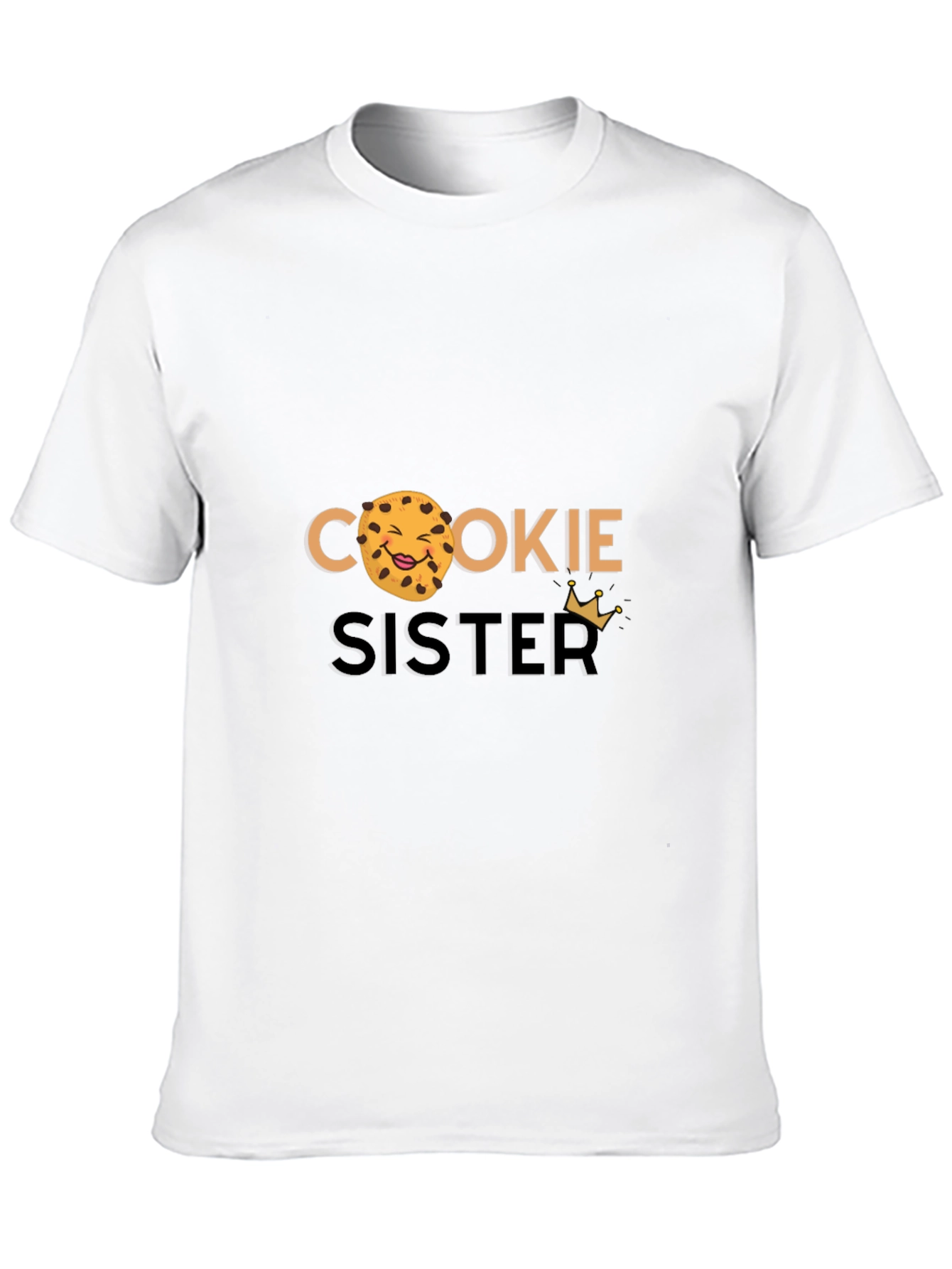Cookie Sister Black Graphic T-Shirt