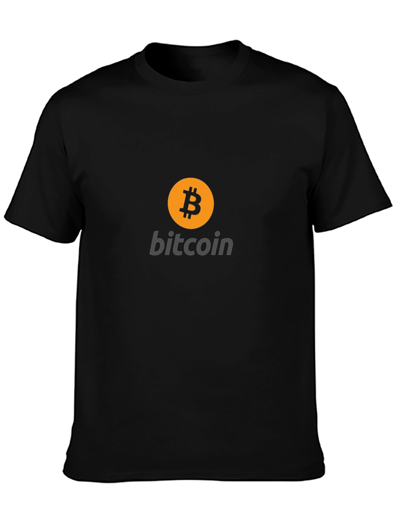 Bitcoin Black Tee - Crypto Currency T-Shirt