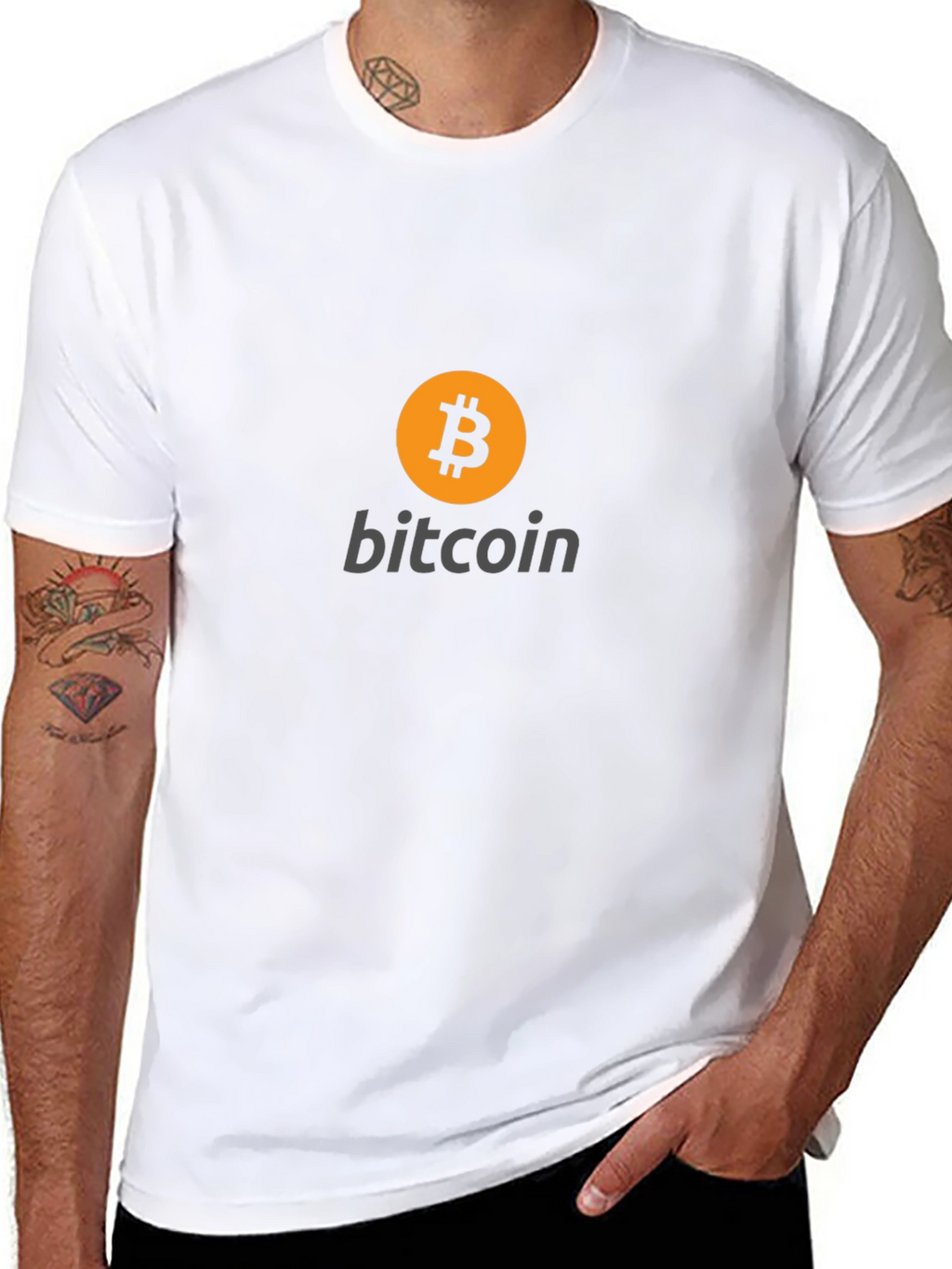 Bitcoin Black Tee - Crypto Currency T-Shirt