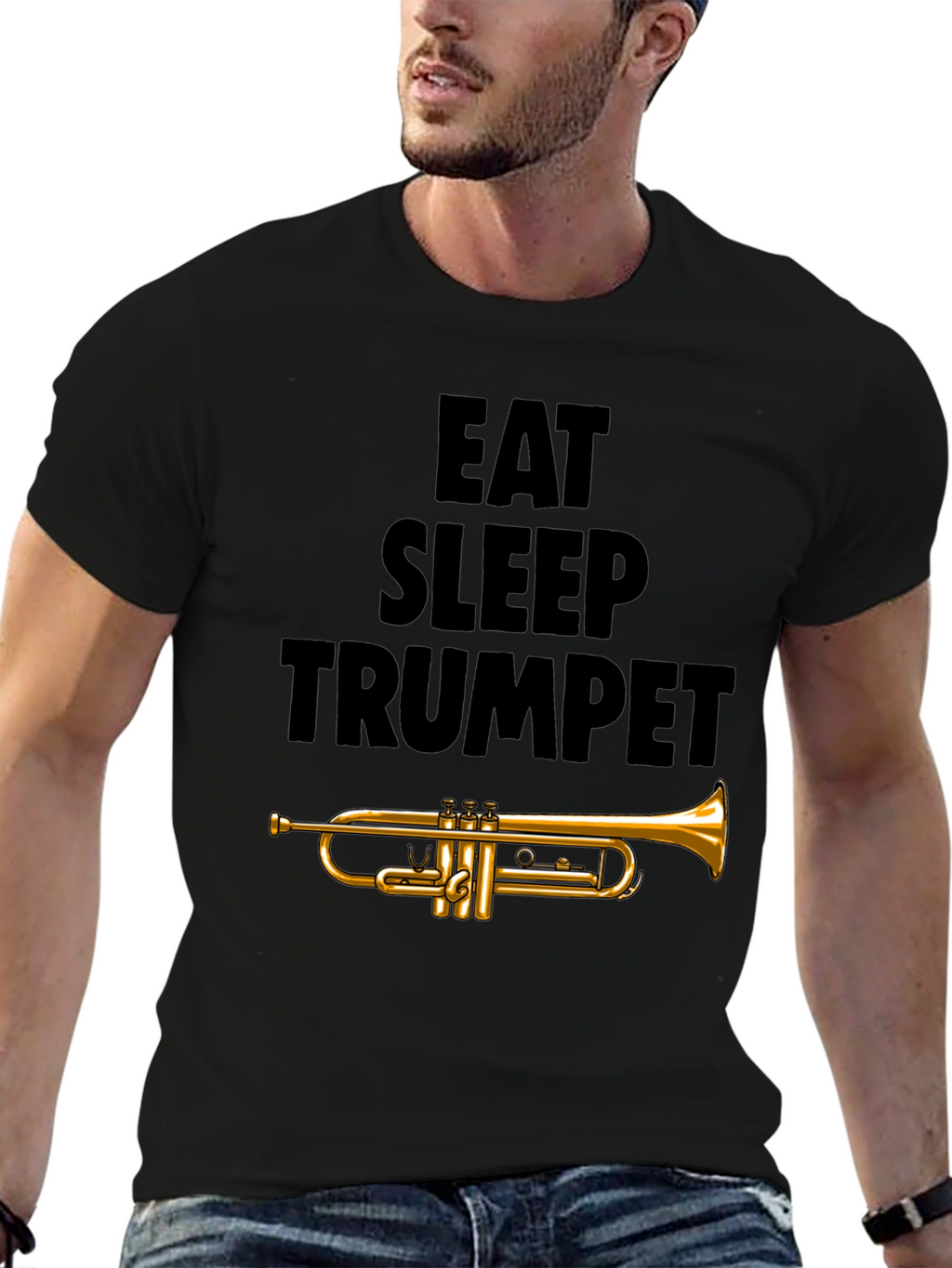 Eat Sleep Trumpet T-Shirt - Music Lover Tee