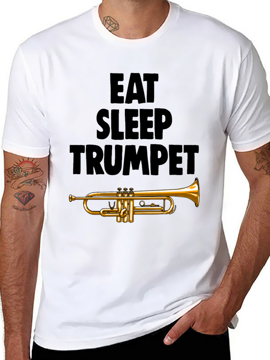 Eat Sleep Trumpet T-Shirt - Music Lover Tee