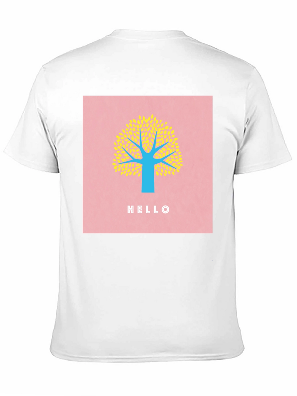 Stylish Tree Graphic Tee - Black