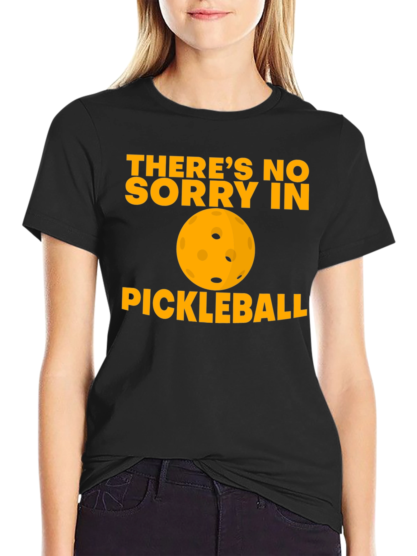 Funny Pickleball T-Shirt - No Sorry