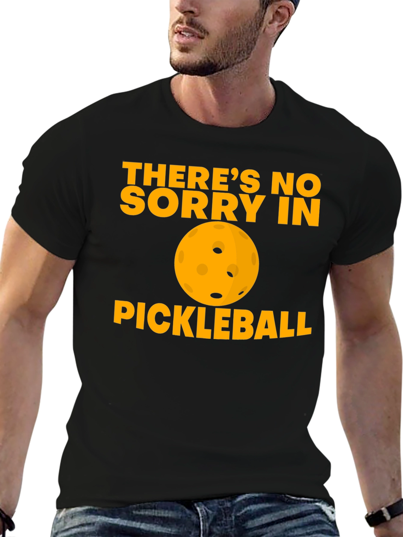 Funny Pickleball T-Shirt - No Sorry