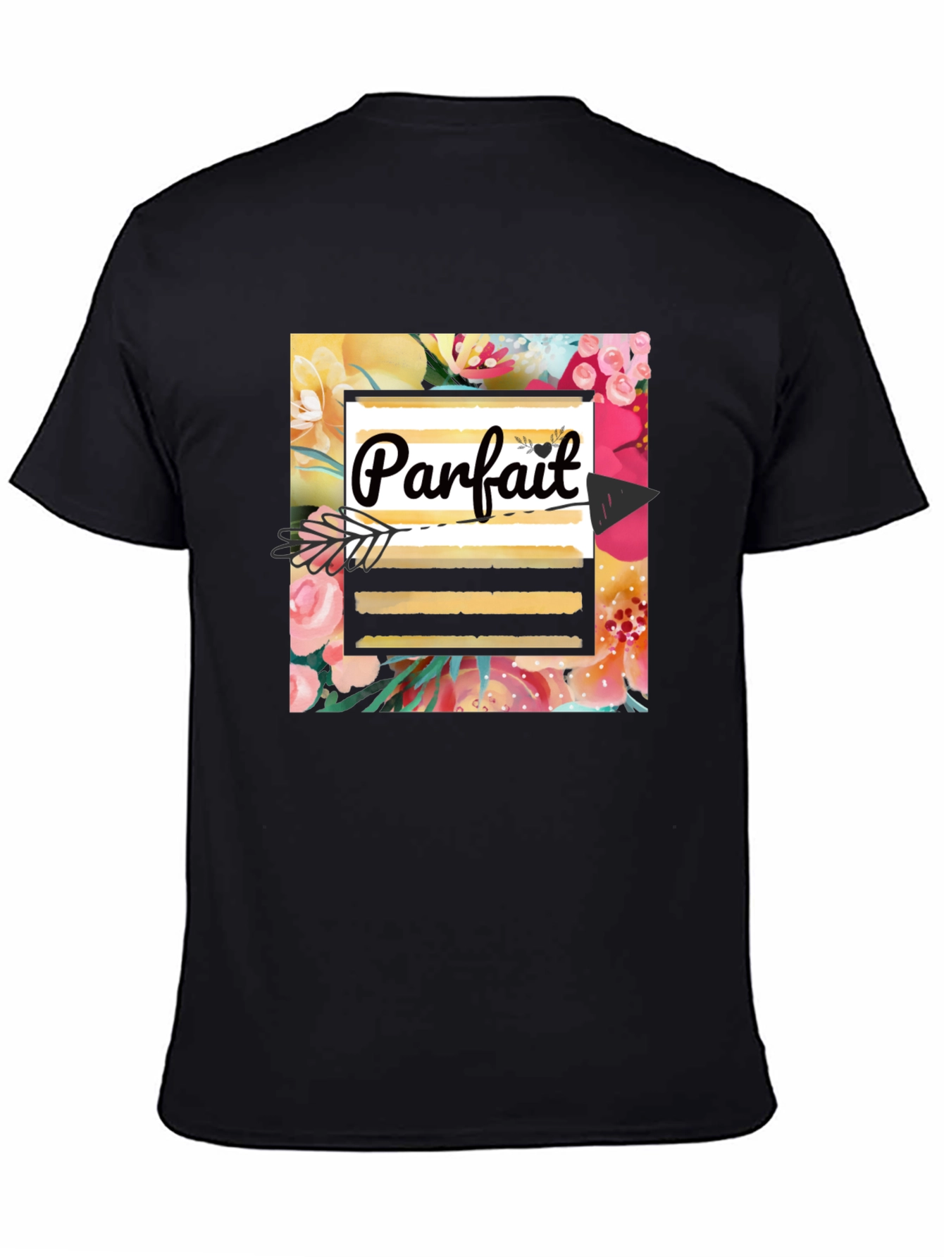 Parfait Graphic T-Shirt | Stylish Floral Design