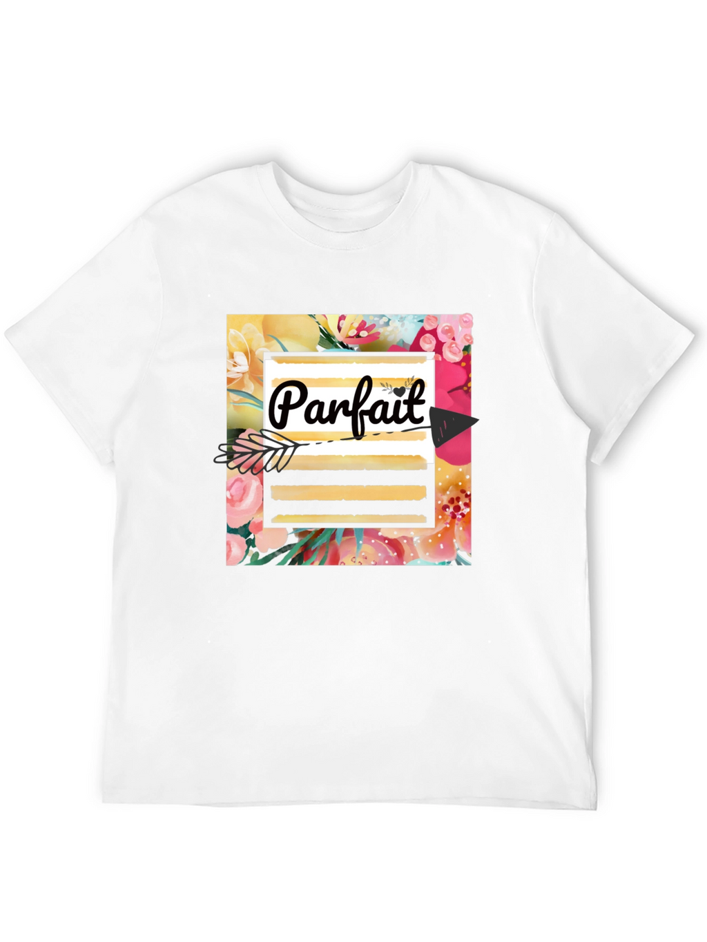 Parfait Graphic T-Shirt | Stylish Floral Design
