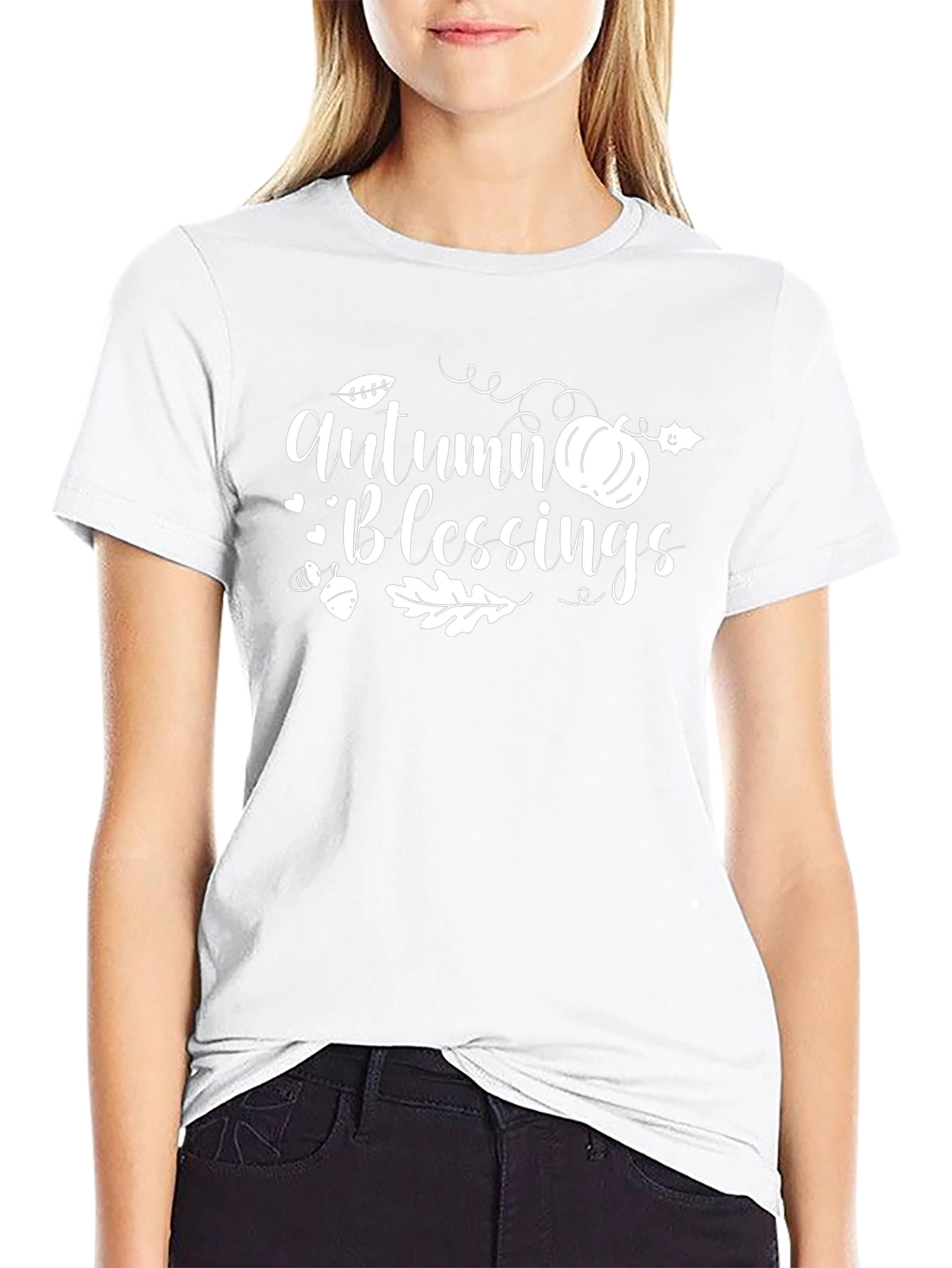 Autumn Blessings Graphic Tee - Fall Season Shirt