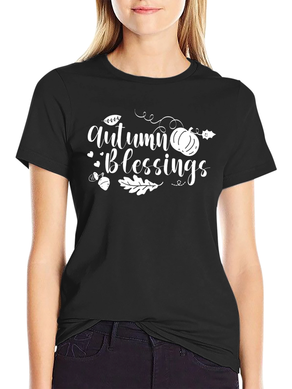 Autumn Blessings Graphic Tee - Fall Season Shirt