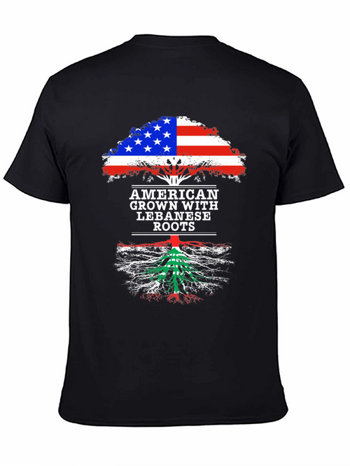American Grown Lebanese Roots T-Shirt