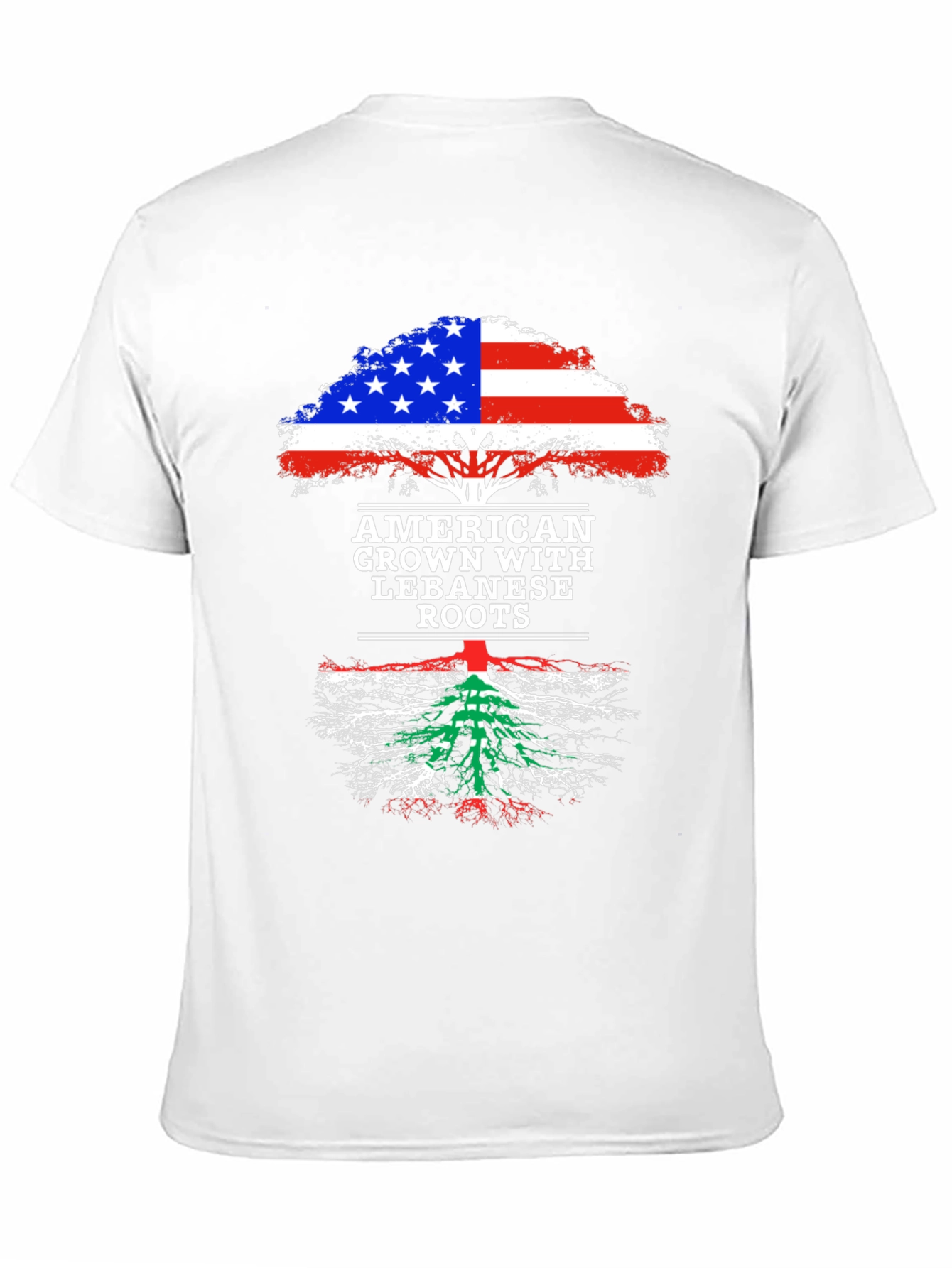 American Grown Lebanese Roots T-Shirt