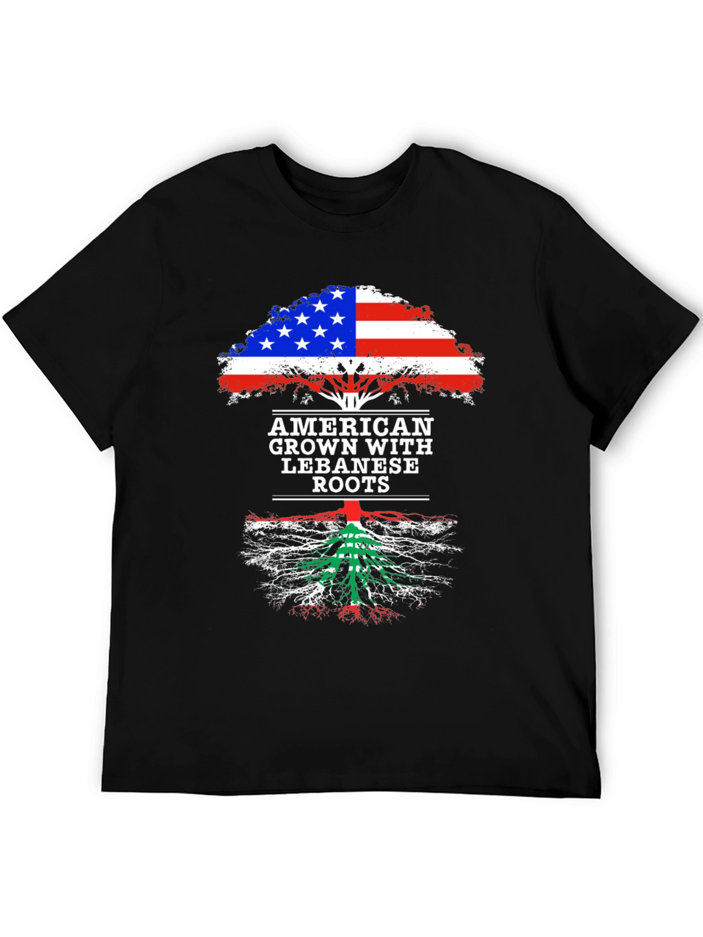 American Grown Lebanese Roots T-Shirt