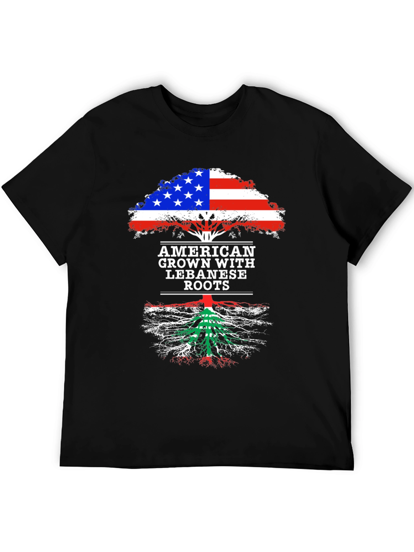 American Grown Lebanese Roots T-Shirt