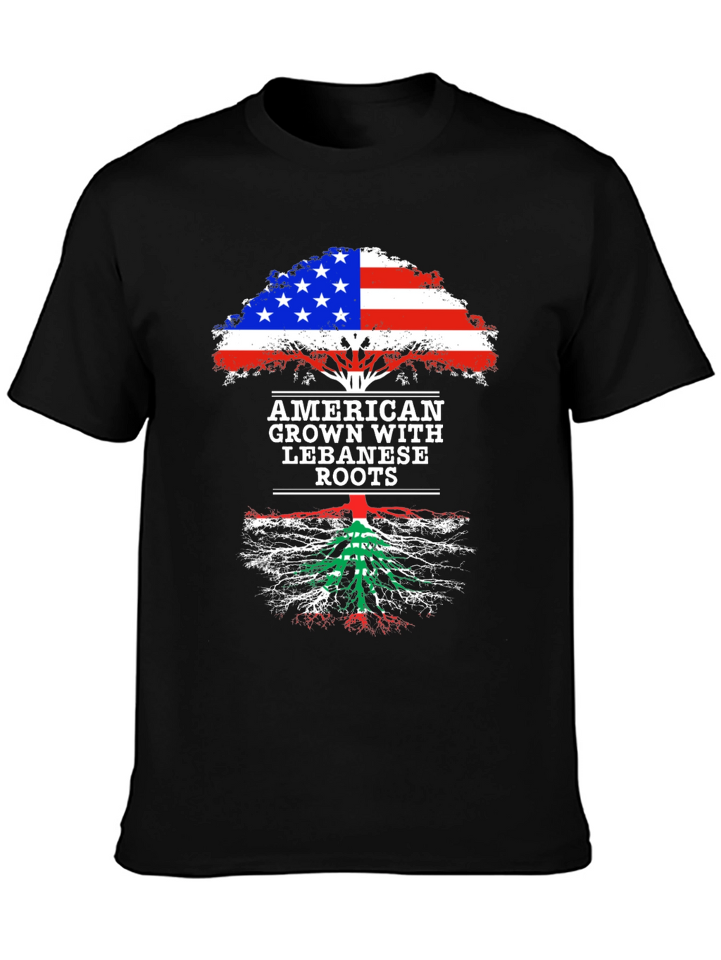 American Grown Lebanese Roots T-Shirt