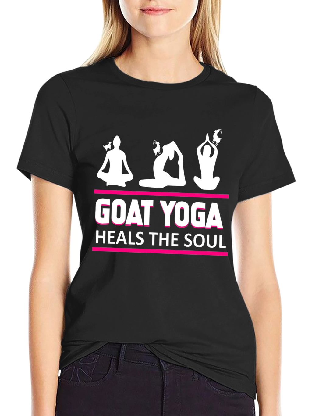 Goat Yoga T-Shirt - Heals the Soul Graphic Tee