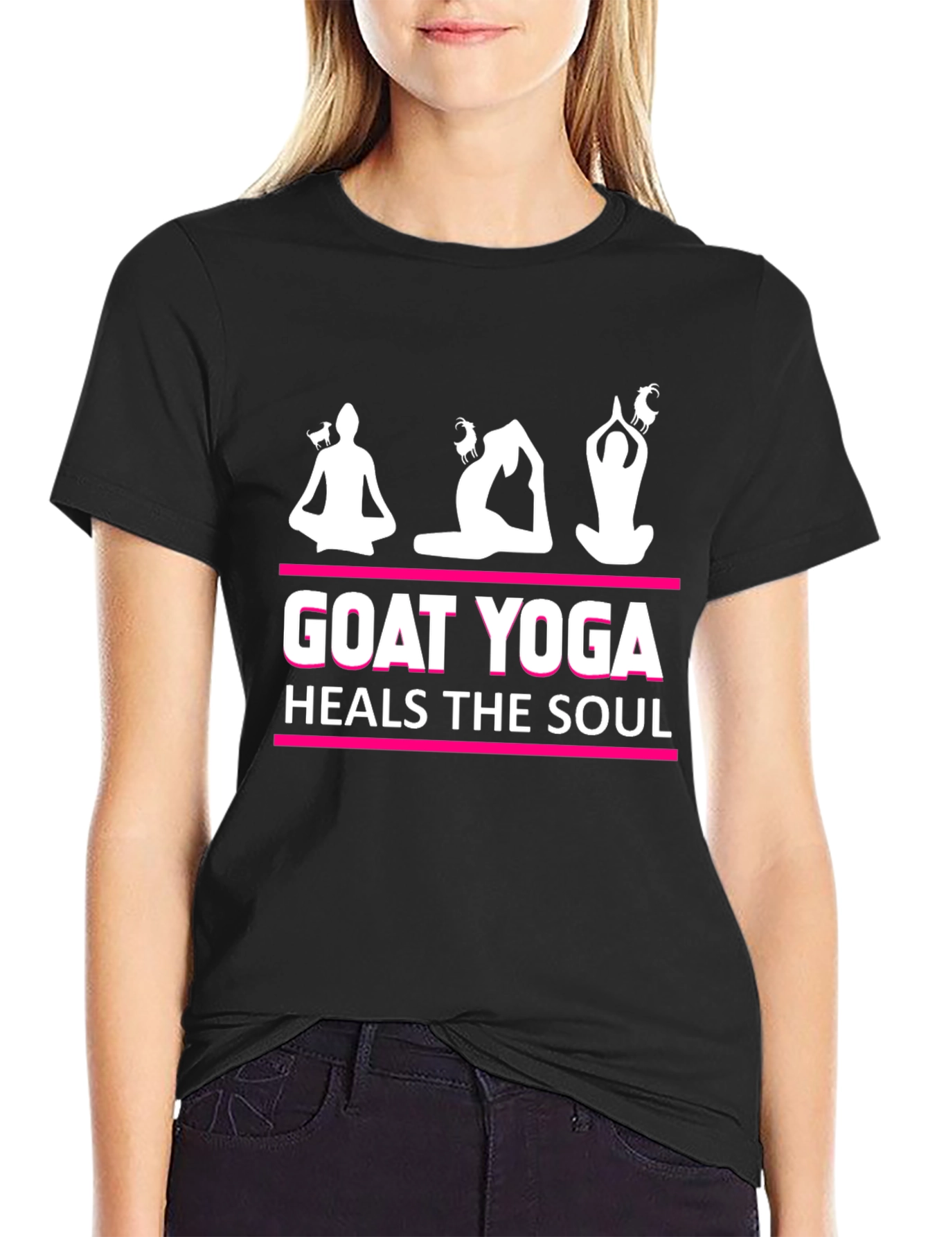 Goat Yoga T-Shirt - Heals the Soul Graphic Tee