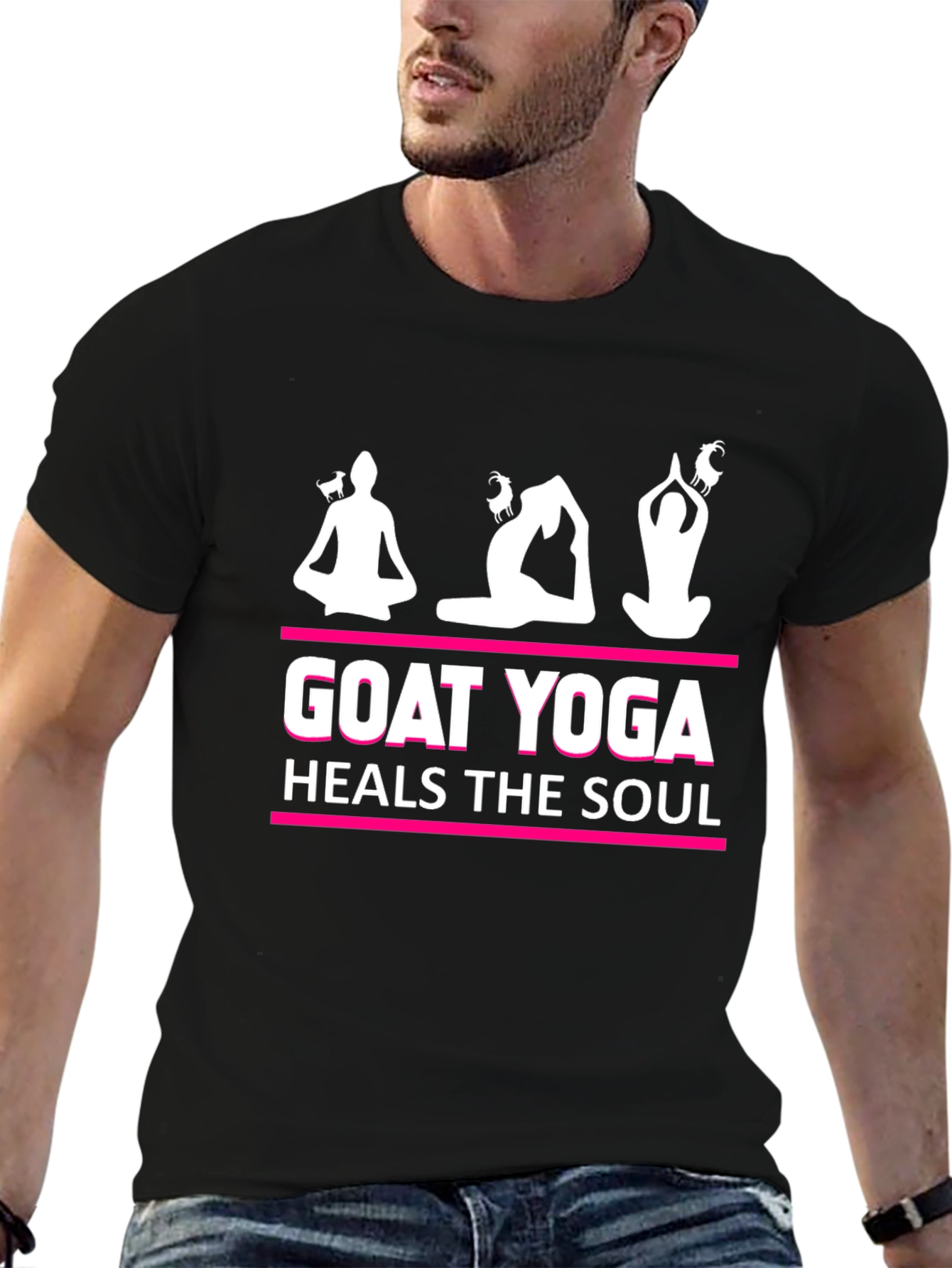 Goat Yoga T-Shirt - Heals the Soul Graphic Tee