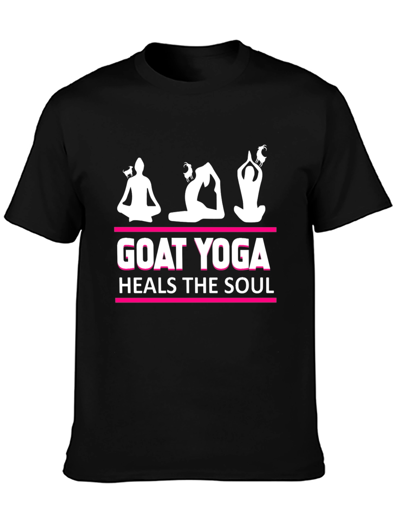 Goat Yoga T-Shirt - Heals the Soul Graphic Tee