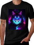 Mystic Galaxy Cat Graphic Tee