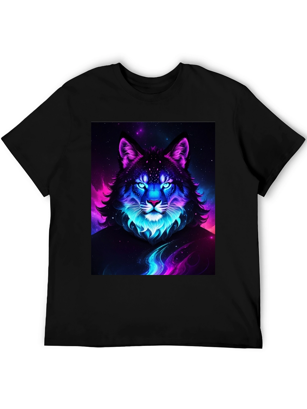 Mystic Galaxy Cat Graphic Tee
