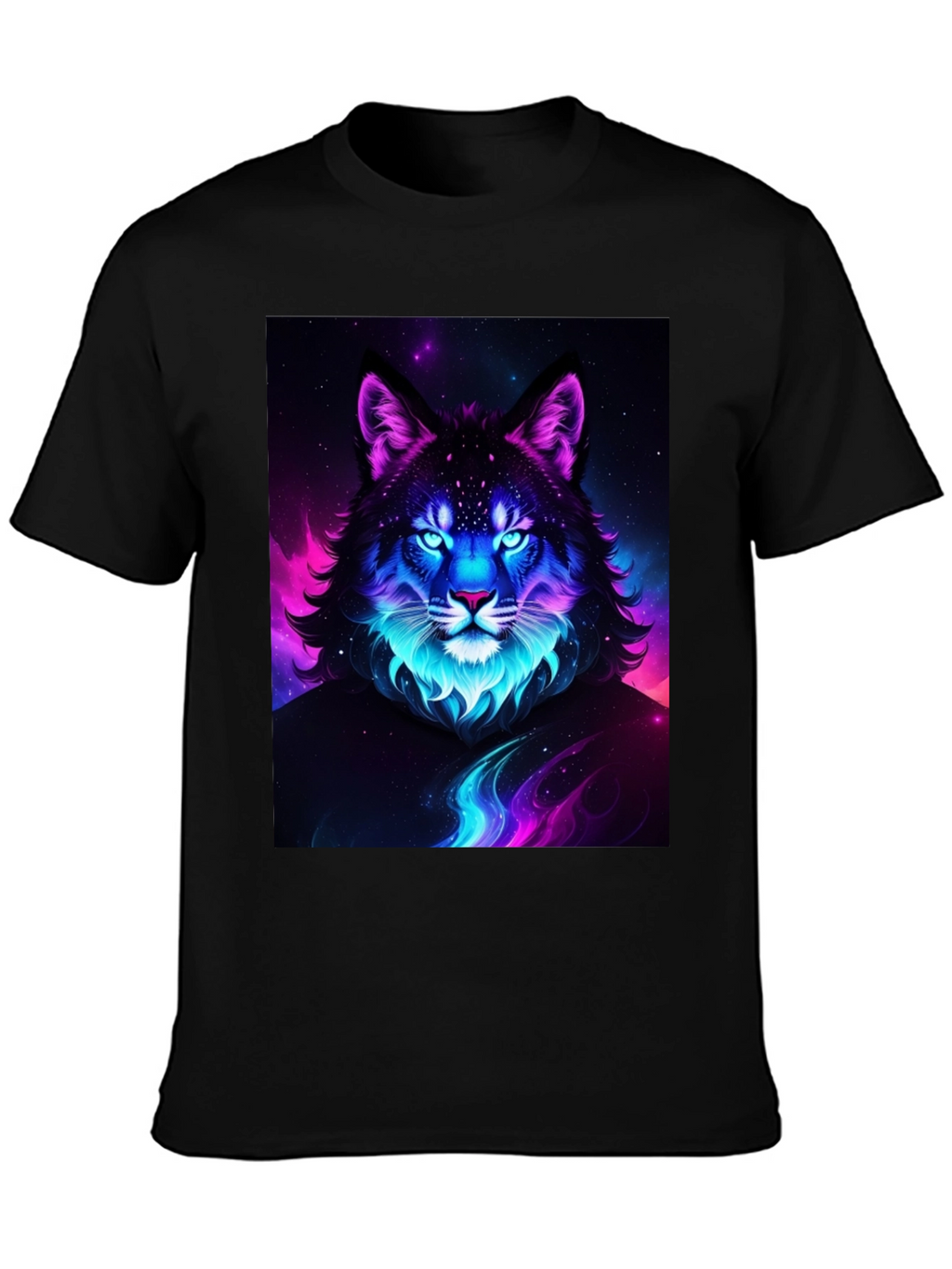 Mystic Galaxy Cat Graphic Tee
