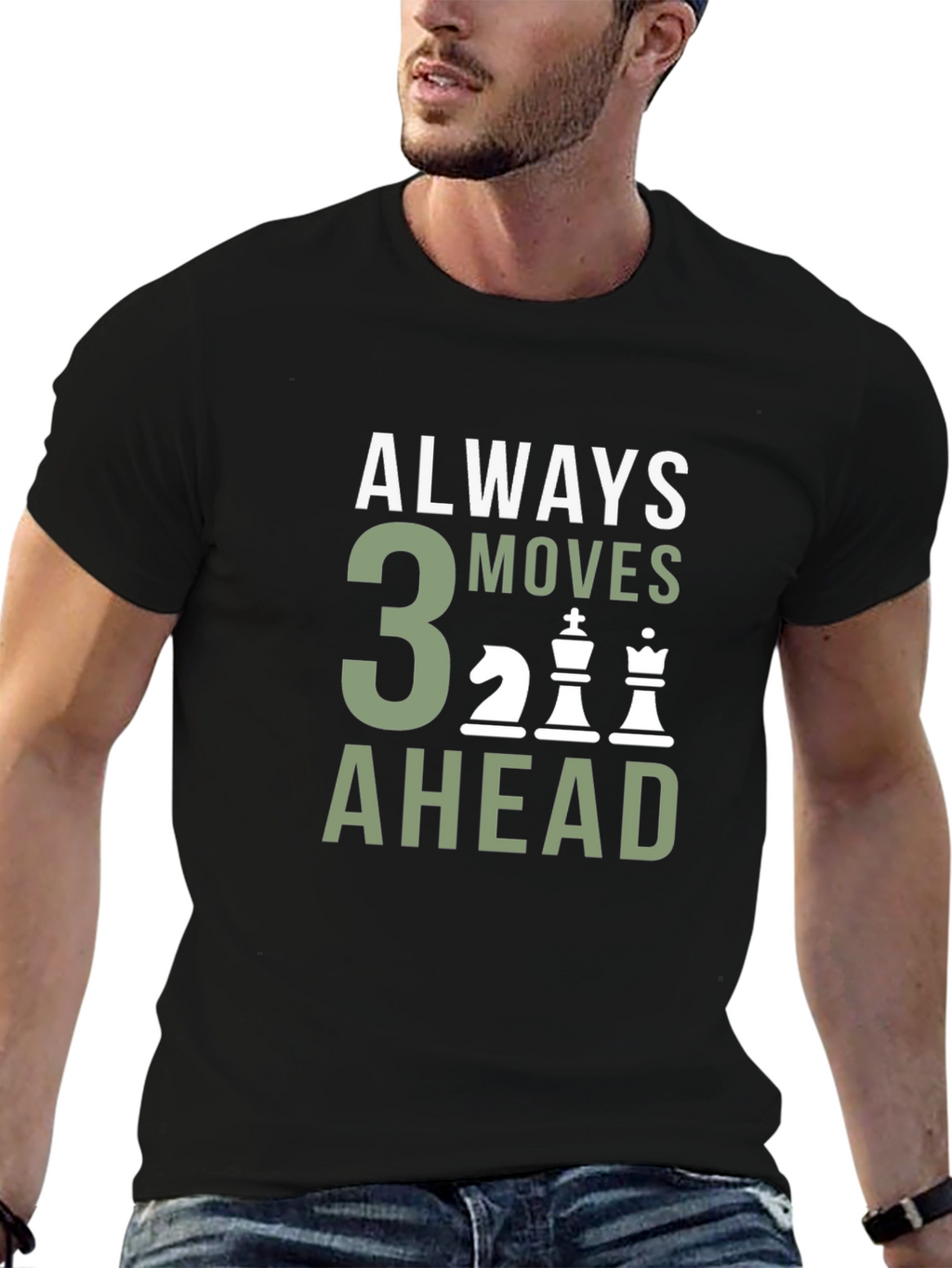 Always 3 Moves Ahead Chess T-Shirt