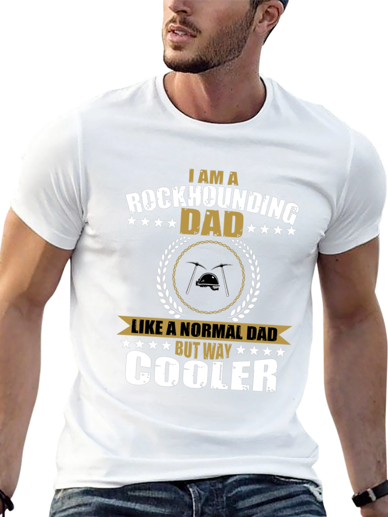 Rockhounding Dad T-Shirt - Cool Fathers Day Gift