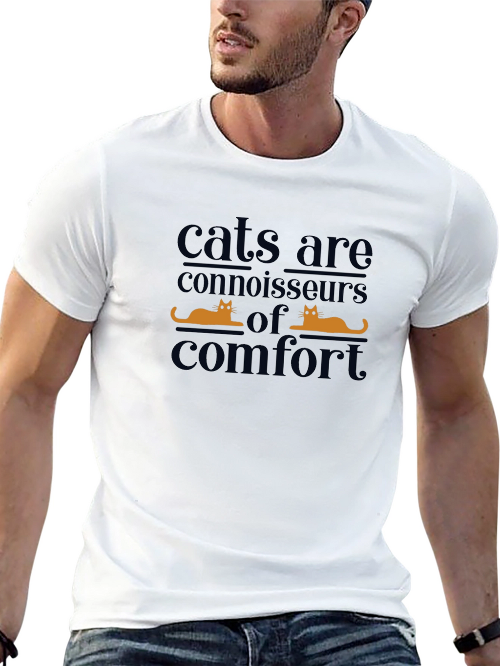 Cats Are Connoisseurs of Comfort T-Shirt