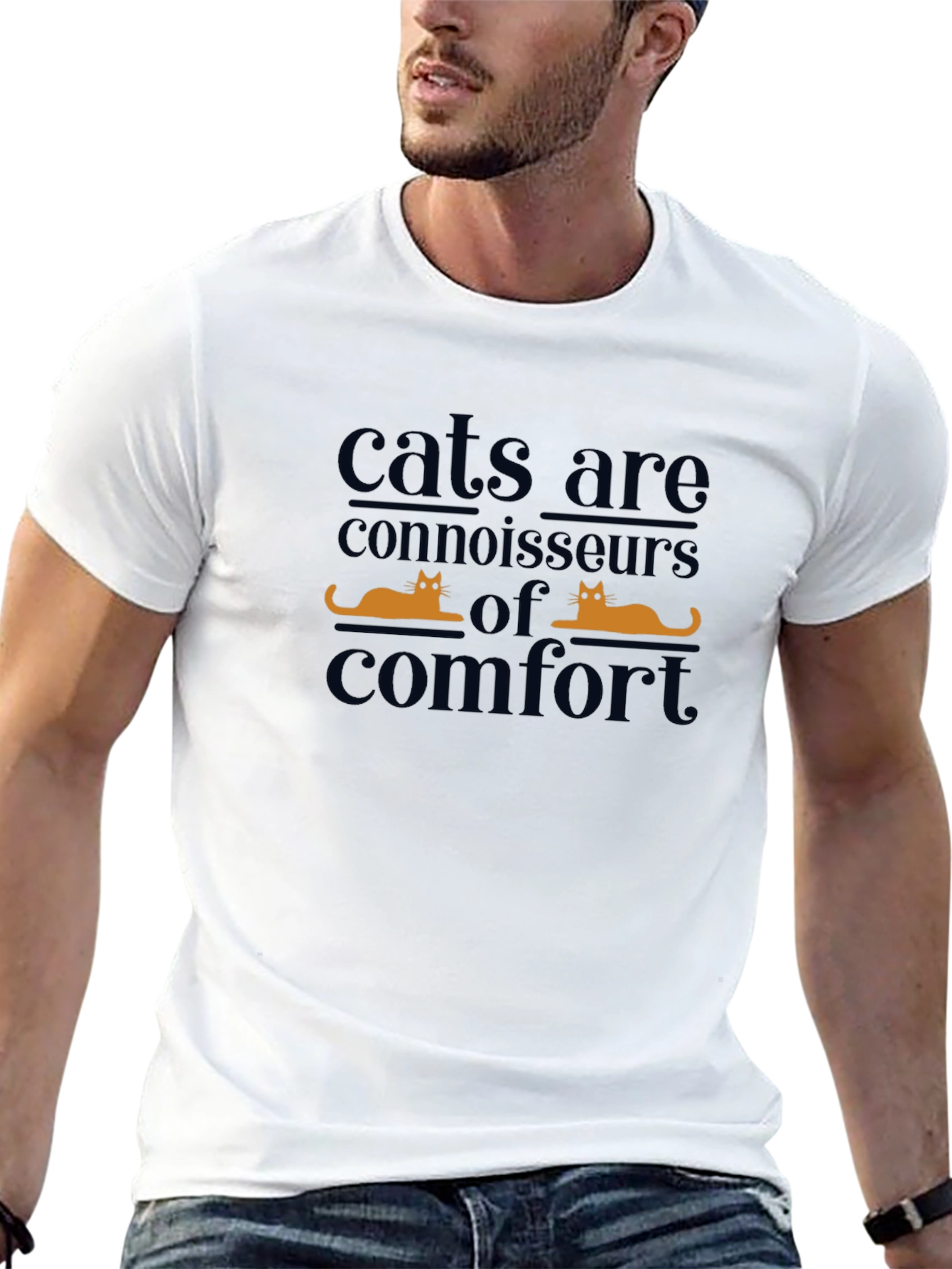 Cats Are Connoisseurs of Comfort T-Shirt