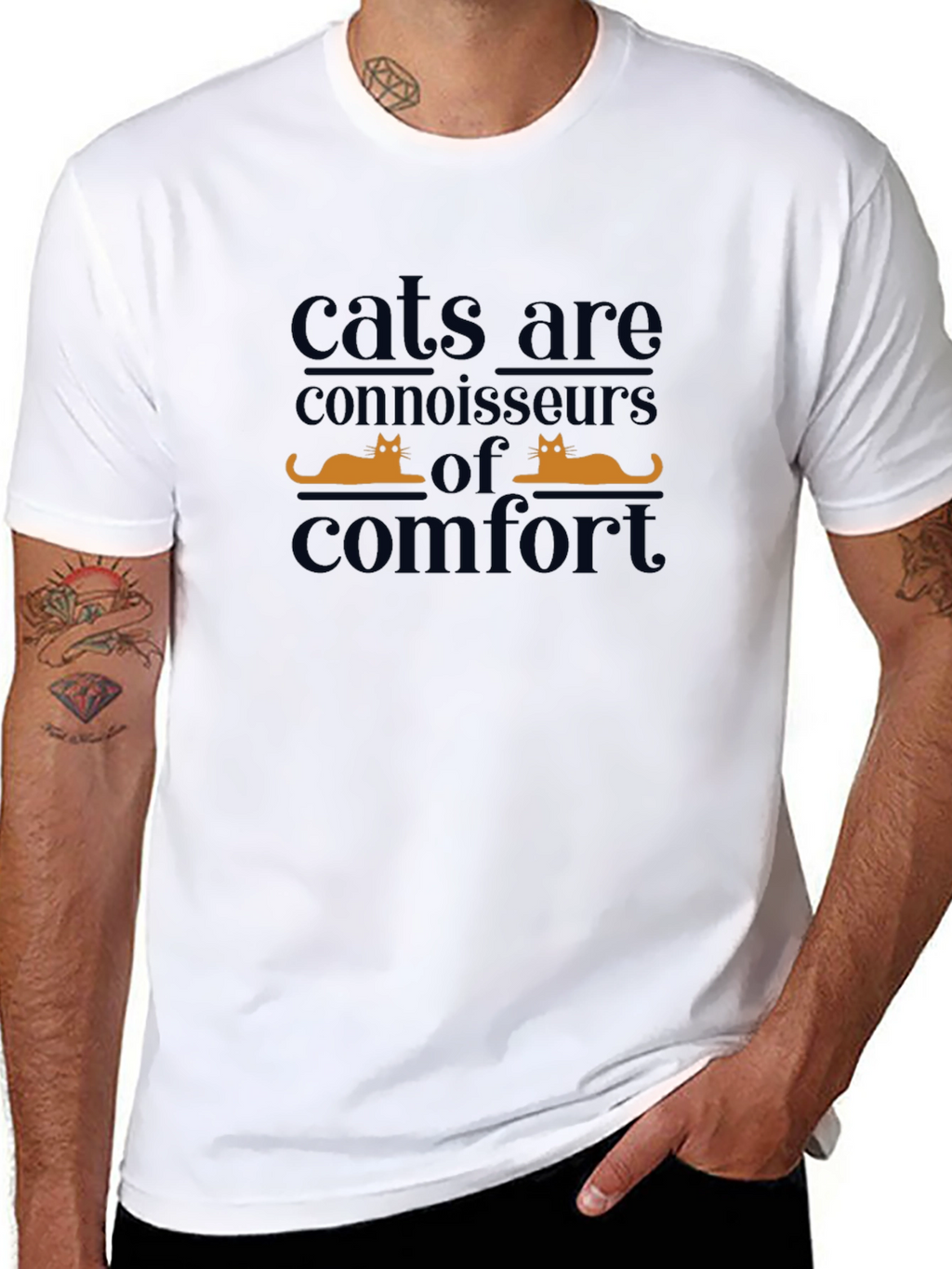 Cats Are Connoisseurs of Comfort T-Shirt