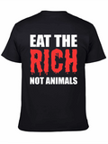 Eat The Rich Black T-Shirt