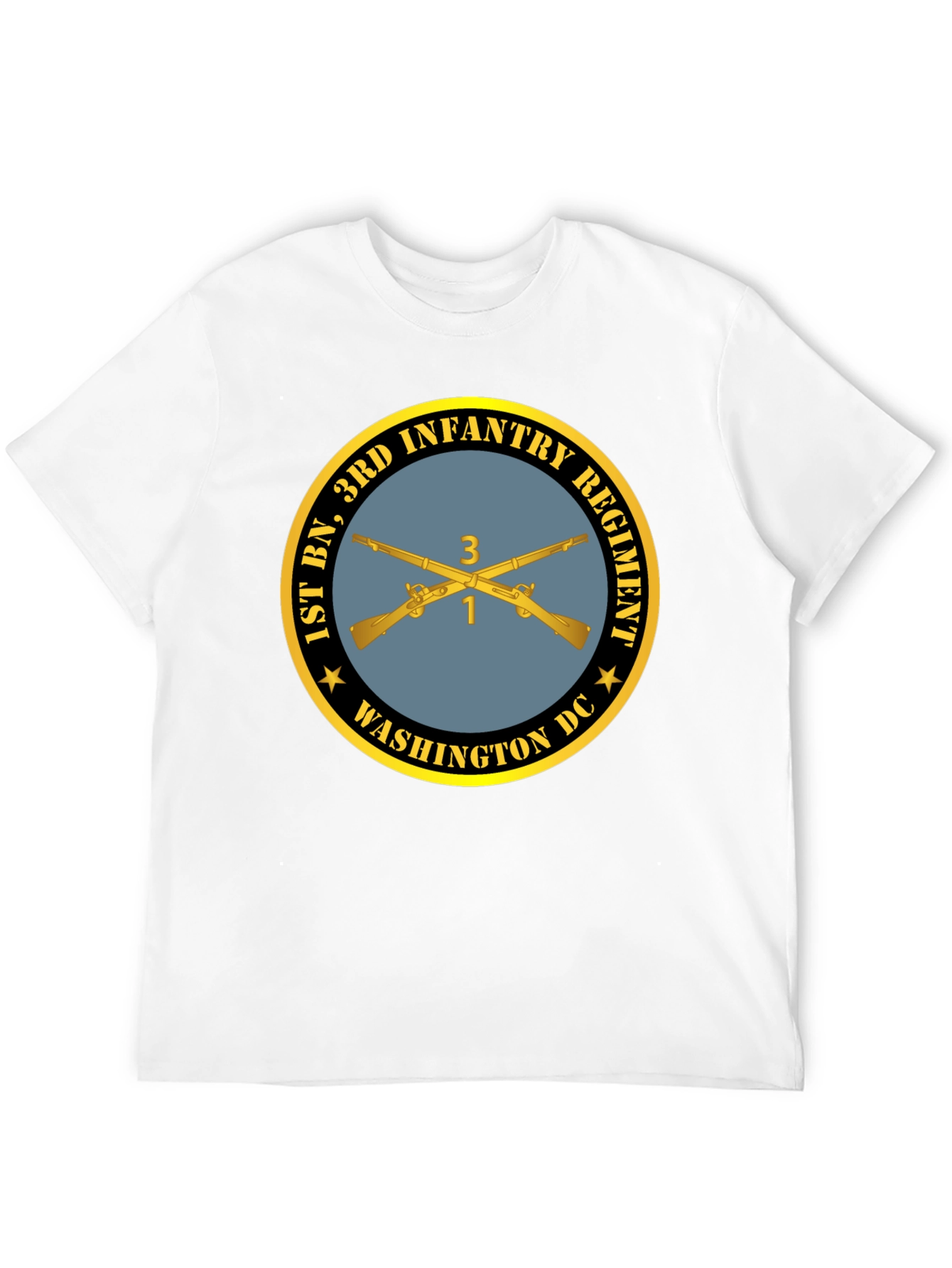 1st Bn 3rd Infantry Regiment T-Shirt - Black