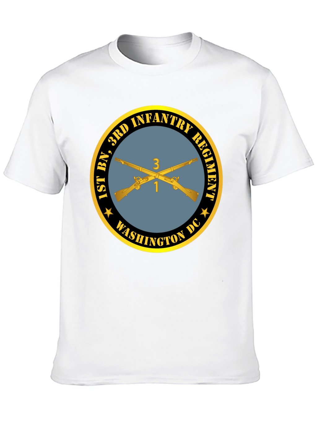 1st Bn 3rd Infantry Regiment T-Shirt - Black
