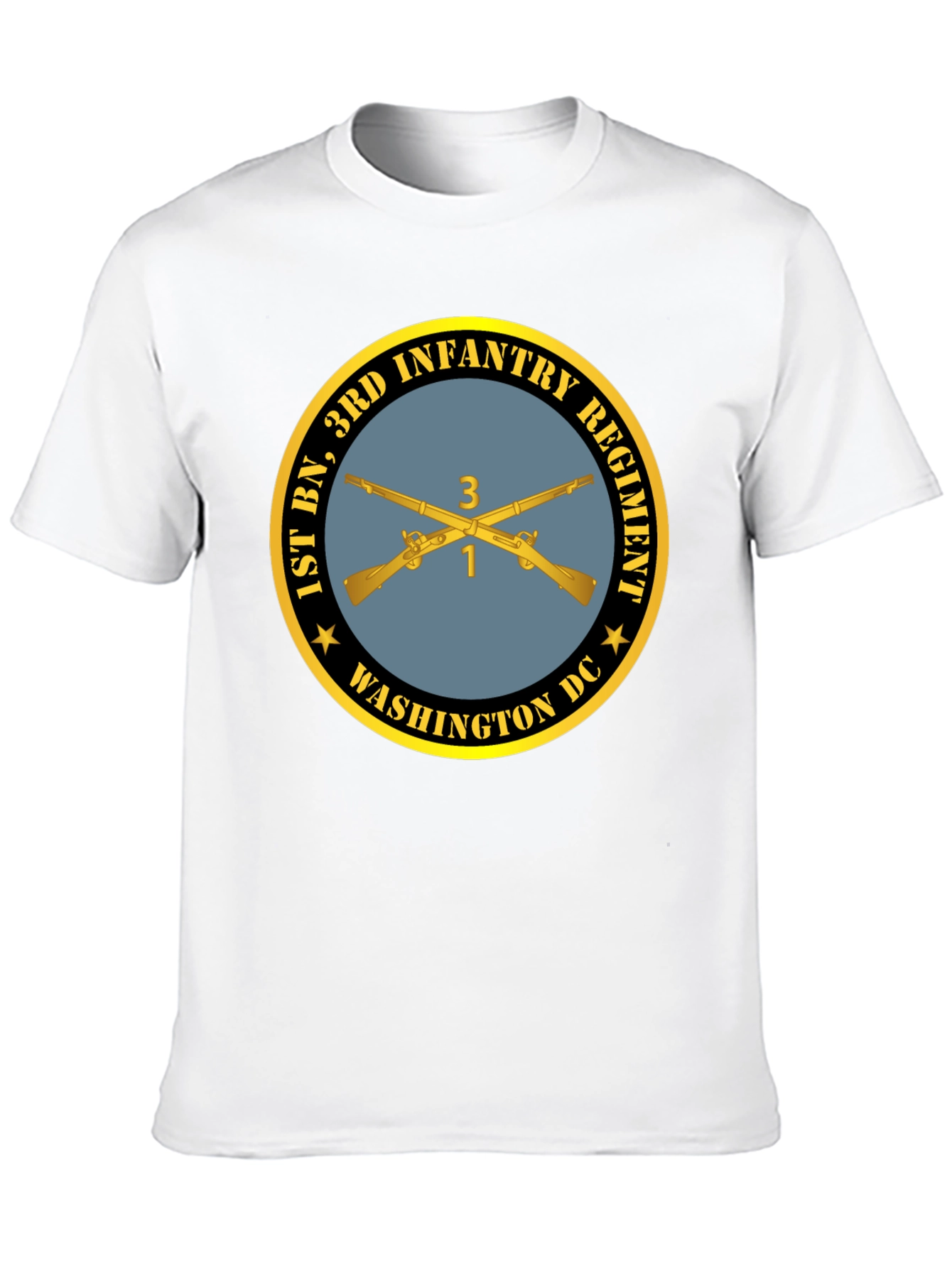 1st Bn 3rd Infantry Regiment T-Shirt - Black