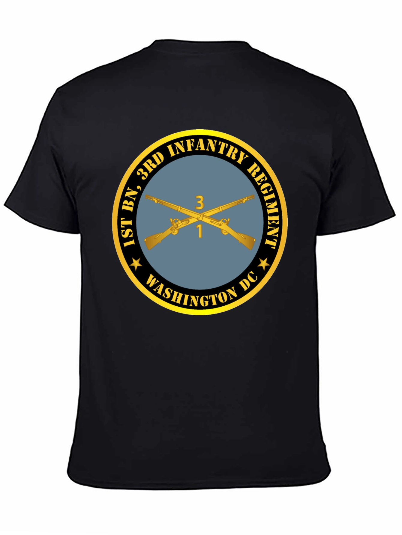1st Bn 3rd Infantry Regiment T-Shirt - Black